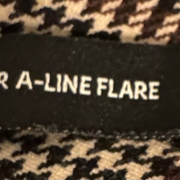 Studio by Torrid A-Line Flare Trouser Pants 28R Glen Plaid Stretch Work Slacks - Picture 7 of 13